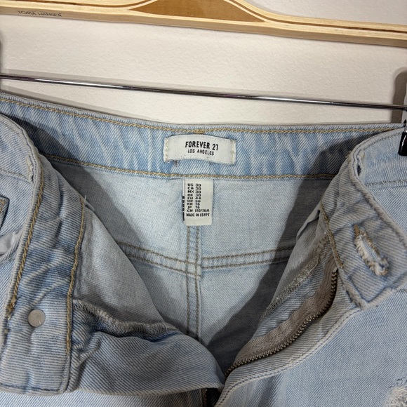 Forever 21 Light Blue Denim Shorts - Picture 7 of 11